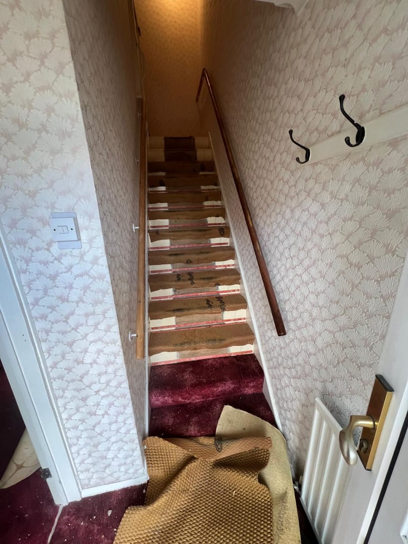 Staircase construction and joinery in progress